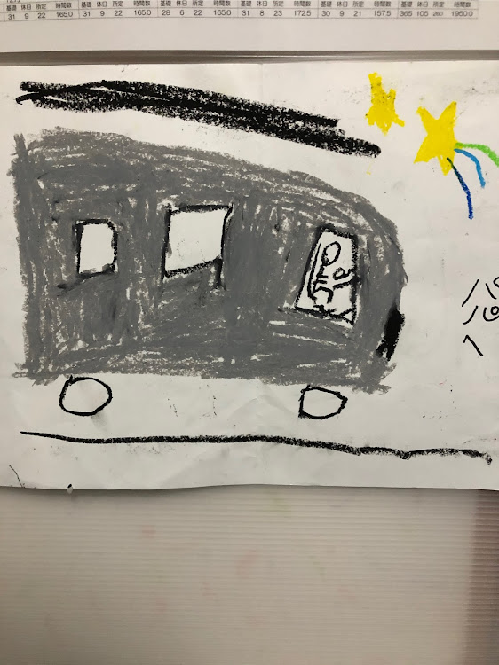 デリカD:5のパパのデリカ・息子の絵に関するカスタム事例の投稿画像1枚目