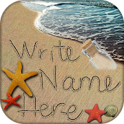 Write Name On Sand  Icon