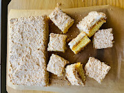 Jenny Kay tries Christine Capendale's Herzoggie slice recipe. 