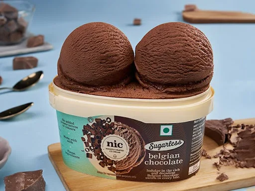 Belgian Chocolate Sugarless Ice Cream 500ml(Lite)