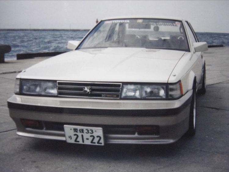ソアラのみんなのエアロ見てみたい・免許取って初めて買った車・昭和57年式・確か平成元年頃に撮影・ホイールはスピードスターに関するカスタム事例の投稿画像1枚目