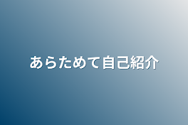 改めて自己紹介