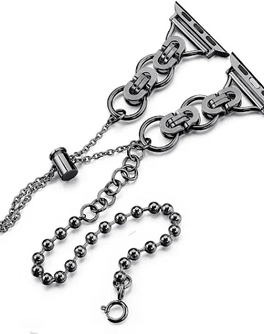 Bracelet métal à maillons doubles p - 0