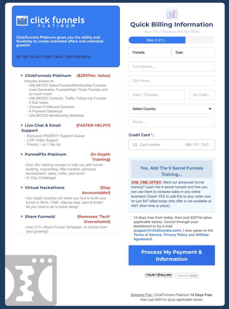 Clickfunnels Pricing