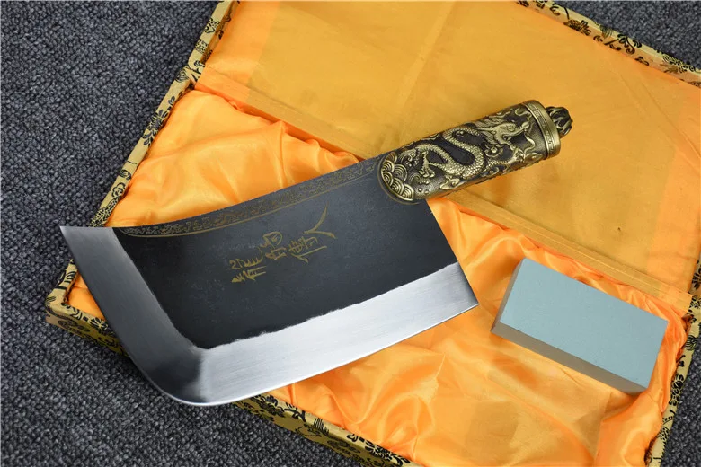 Dragon's Descendant Bone Cutter. Superior ergonomic design, effortless bone cutting. Perfect for butchers and chefs.