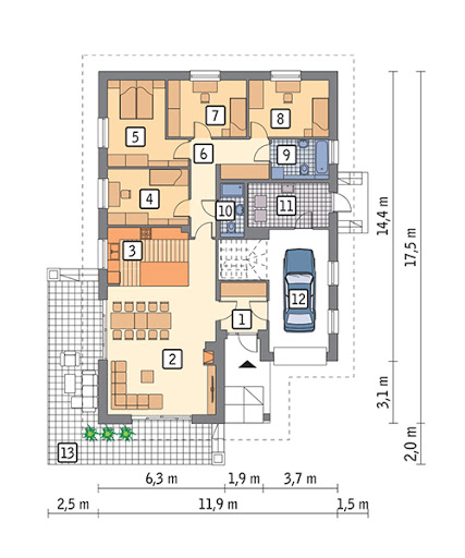 Przemyślana decyzja - M209 - Rzut parteru