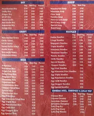 Sagar Chinese menu 1