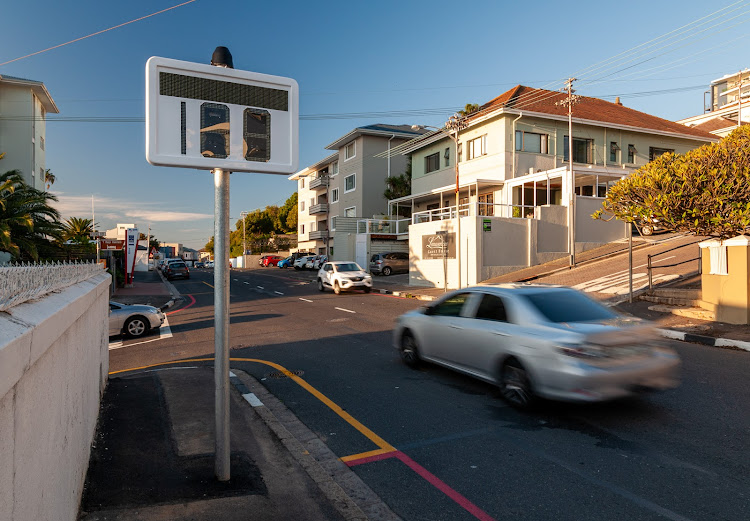 The displays of the signs are still switched off so the City of Cape Town can gather data on the average speed before the signs are reactivated.