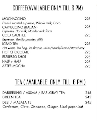 The Arthouse Restaurant menu 3