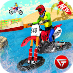 Cover Image of Baixar Beach Water Surfer Dirt Bike: Xtreme Racing Games 1.0 APK