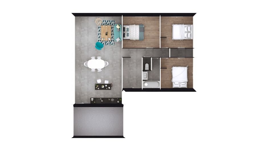Vente maison neuve 3 pièces 86 m² à Saint-sebastien-sur-loire (44230), 310 700 €