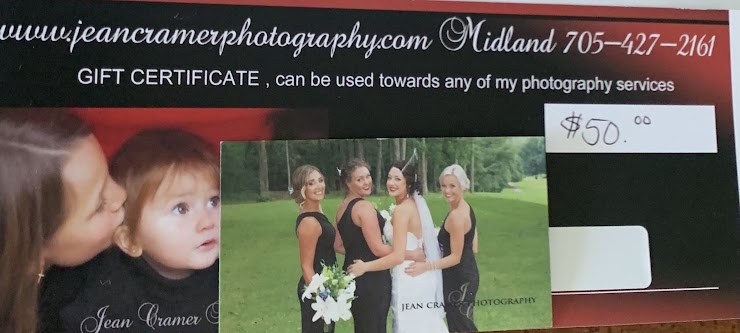 From weddings, baby packages, maternity, children, glamour, boudoir, and so much more, this photography gift certificate will have you feeling like a model with captured photos to last a lifetime! Thank you to LeClair Cremation Centre for donating this memorable $50 Gift Certificate to Jean Cramer Photography! Check out the photography options at http://www.jeancramerphotography.com