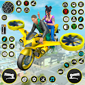 Icon Flying Bike Driving Simulator