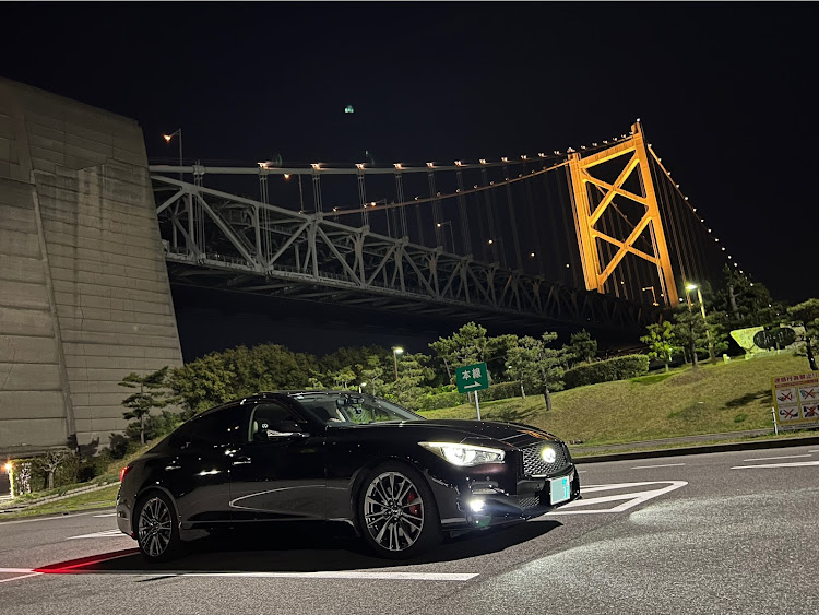 スカイラインのV37・Q50・ドライブ・瀬戸大橋に関するカスタム事例の投稿画像2枚目
