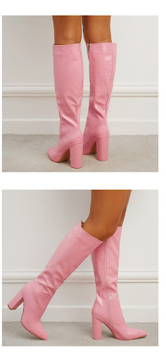 Title 5, Womens Fashion Winter Boots Pointed Toe High S...