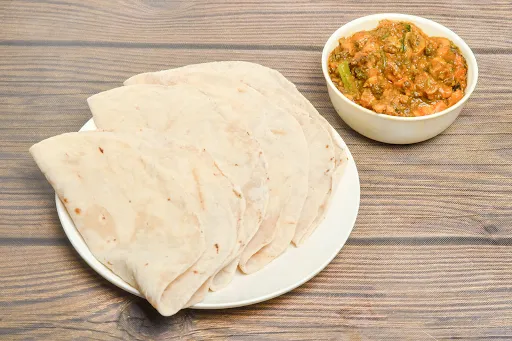 Chicken Tadka With 5 Hath Roti