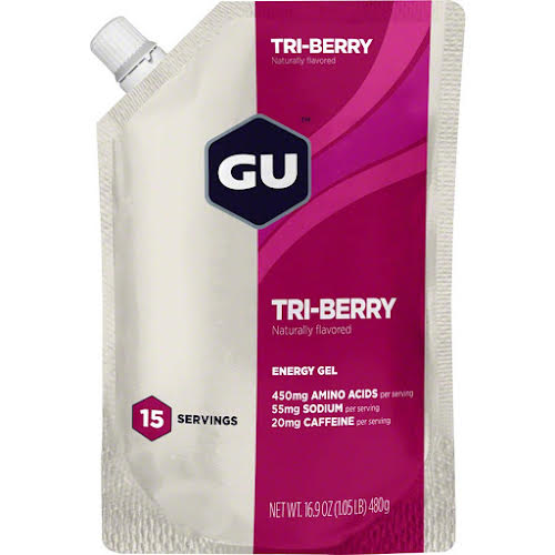 GU Energy Gel: Triberry, 15 Serving Pouch