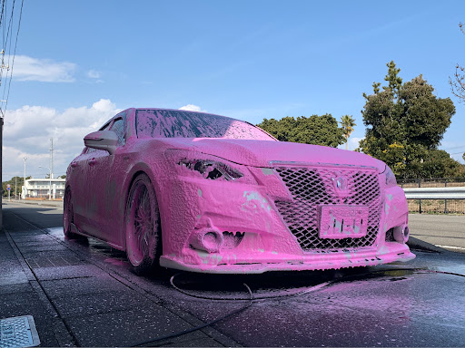 クラウンアスリート Aws210のjun Style ピンク泡泡洗車 ローリングショット額入り バレンタインデーはチョコじゃなくウイスキーに関する カスタム メンテナンスの投稿画像 車のカスタム情報はcartune