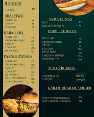 Alan Cafe menu 1