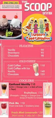 The Scoop menu 5