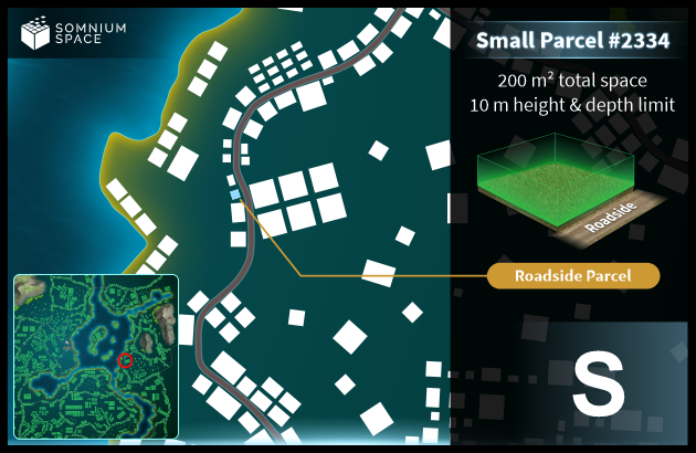 Small #2334 (S) parcel in Somnium Space