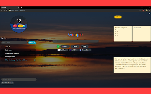 Pomowork - Pomodoro® and Todo Assistant