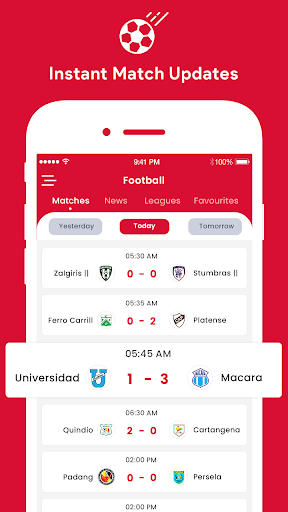 Screenshot Football Score