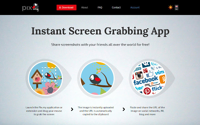 Pix.my: Instant Screen Grabbing App