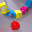 Colorful Shape Tunnel Game Chrome extension download