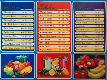 Delicious Delight menu 