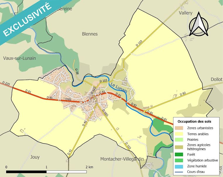 Vente terrain  9200 m² à Chéroy (89690), 340 000 €