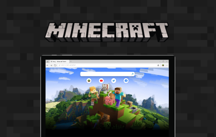 Minecraft New Tab chrome extension