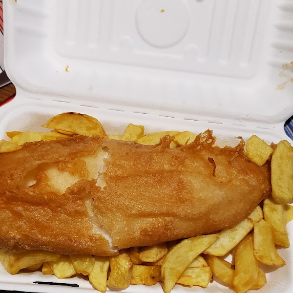 Gluten-Free Fish & Chips at Brixham Fish Restaurant & Takeaway