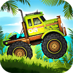 Jungle Monster Truck Kids Race Apk