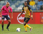 Lazarous Kambole of Kaizer Chiefs and Thabiso Mokoena of Black Leopards during the Absa Premiership match between Kaizer Chiefs and Black Leopards at Moses Mabhida Stadium on August 10, 2019 in Durban, South Africa. 