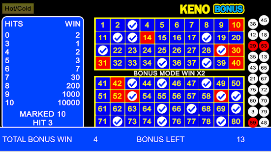 Keno Bonus Lottery 1.0.2 APK + Mod (Unlimited money) for Android