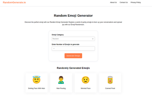 Random Emoji Generator