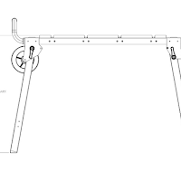 Onefinity Rolling-Folding Stand Leg Kit