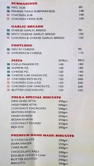 Polka Pastry & Snack Bar menu 3