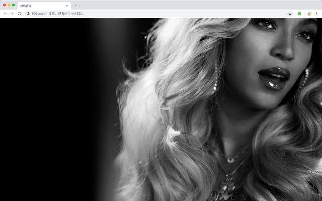 Beyonce New Tab Page HD Hot Singer Theme