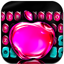 Download OS11 Glass Pink Apple Keyboard theme Install Latest APK downloader