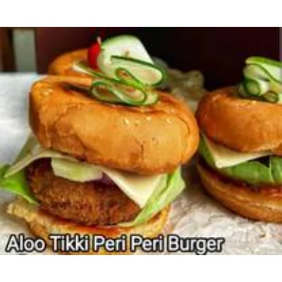 Aloo Tikki Peri Peri Burger