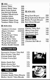 Chawla Chicken Social menu 1