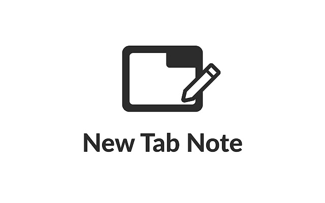 NEW TAB NOTE chrome extension