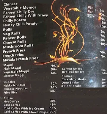 The Pizza Unlimited House & Cafe menu 