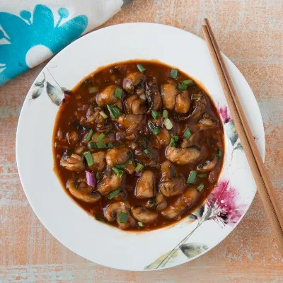 Mushroom Manchurian Gravy