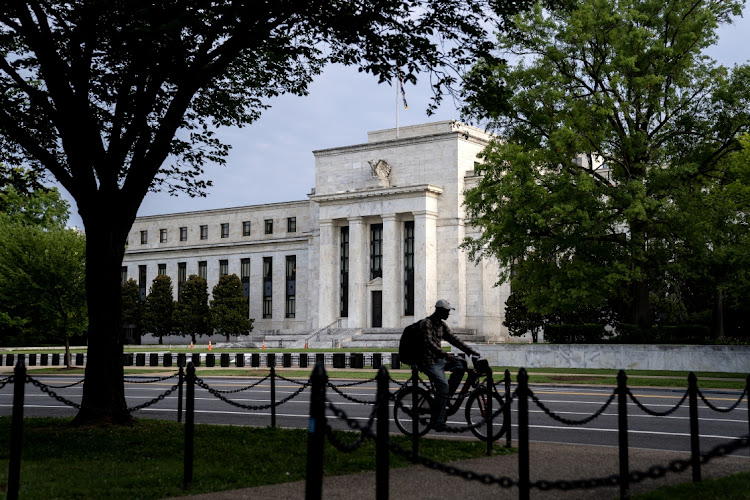 The Federal Reserve building in Washington, DC, the US, July 23 2021. Picture: STEFANI REYNOLDS/BLOOMBERG