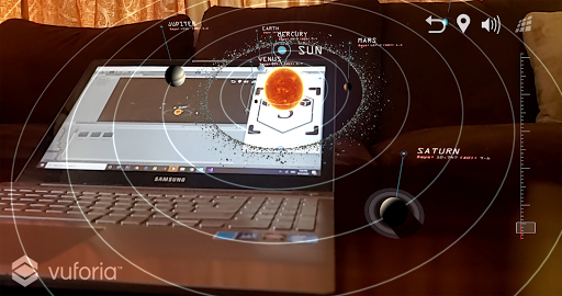 Screenshot AR Solar System