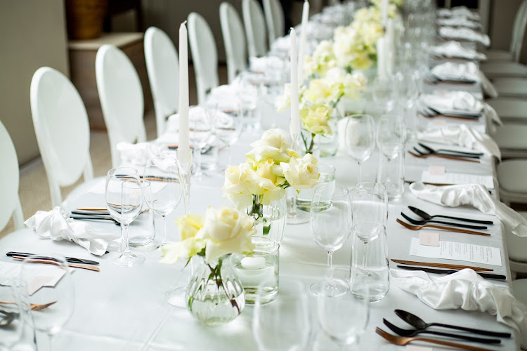 An elegant table for elegant food.