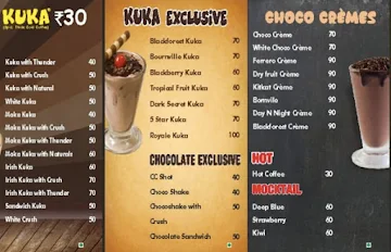 Cafe Creme menu 